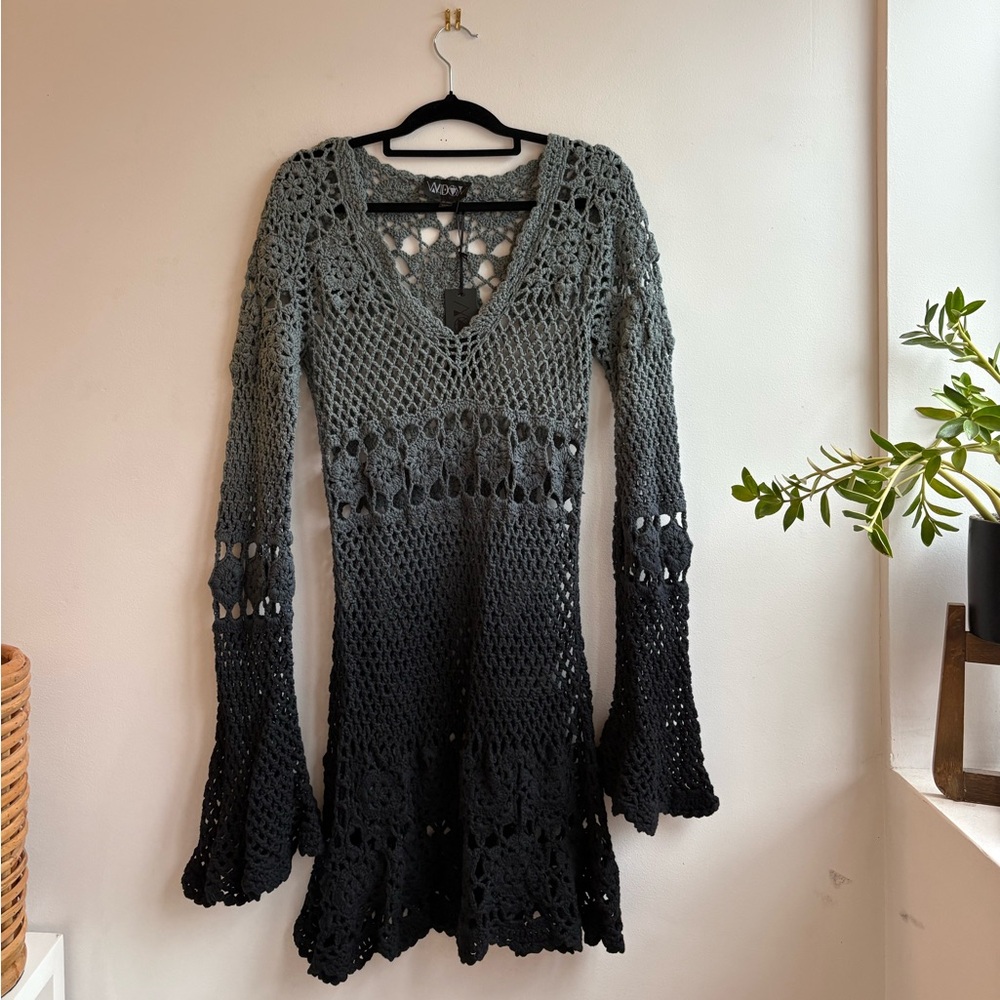 Dolls Kill Crochet Ombré Dress